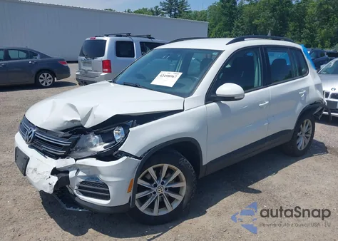 2017 Volkswagen Tiguan 2.0T/2.0T S из США, поврежденный, VIN WVGBV7AX5HK049639